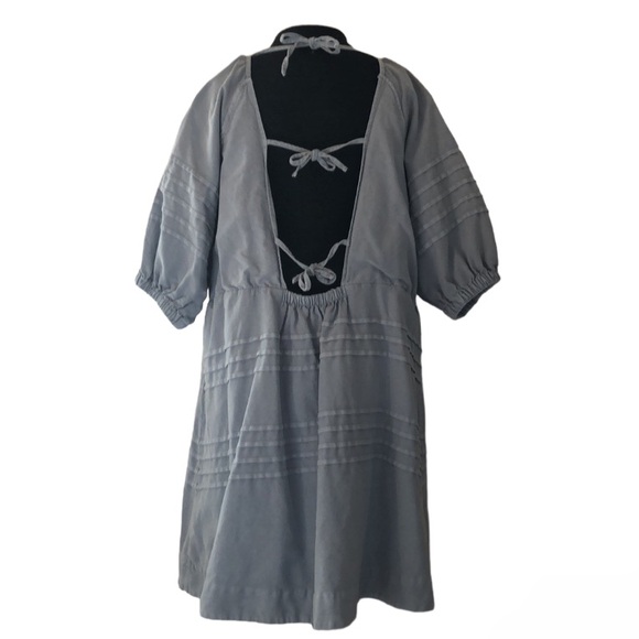 7 For All Mankind Chambray Babydoll Dress - Picture 5 of 6